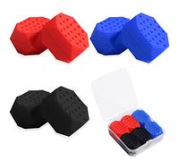 Savita 6 Piezas Entrenamiento Mandibula para Usuarios Intermedios y Avanzados, Ejercitador de Silicona Facial para Hombres y Mujeres Principiantes (3 Colores)