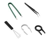 SAVITA Juego de 5 Piezas Extractor de Teclas, Extractor Teclas Mecánicas Extractor de Interruptor de Llave Kit Extractor de Teclas para Teclados Mecánicos Intercambiables en Caliente