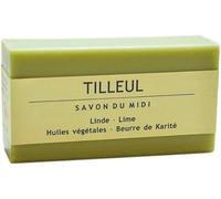 Savon du Midi - Jabón en Pastilla de Flor de Tilo - Acción Calmante y Relajante - 100g - Pack de 2 (Total 200g)