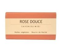 Savon du Midi - Jabón en Pastilla de Rosa Dulce - Hidratación y Delicadeza Floral - 100g - Pack de 2 (Total 200g)