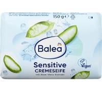 Savon en barre, Crème Savon Sensible, 150 g - Marque DM Allemagne - Compatible avec balea - Seifenstück, Cremeseife Sensitive, 150 g