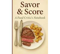 Savor & Score: A Food Critic’s Notebook: Rate, Reflect, and Record Your Dining Adventures. Restaurant Review, Flavor Tracker and Culinary Passport