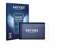 savvies 2 Unidades Protector Pantalla Cristal para Samsung Galaxy Tab A11 Plus 5G 11" 9H Película, Lámina de Vidrio, Transparente, sin Burbujas, Antiarañazos