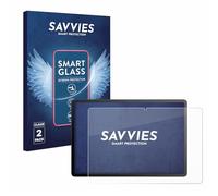 savvies 2 Unidades Protector Pantalla Cristal para TCL Tab A1 Plus 9H Película, Lámina de Vidrio, Transparente, sin Burbujas, Antiarañazos