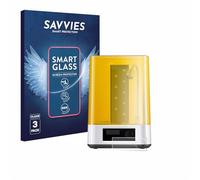 savvies 3 Unidades Protector Pantalla Cristal para Anycubic Wash & Cure 3 9H Película, Lámina de Vidrio, Transparente, sin Burbujas, Antiarañazos