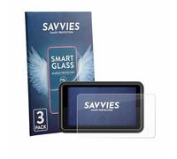 savvies 3 Unidades Protector Pantalla Cristal para Atomos Ninja TX GO 5" 9H Película, Lámina de Vidrio, Transparente, Screen Protector