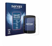 savvies 3 Unidades Protector Pantalla Cristal para Bryton Rider S510 9H Película, Lámina de Vidrio, Transparente, Antiarañazos, Screen Protector