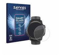 savvies 3 Unidades Protector Pantalla Cristal para Coros Apex 4 (42 mm) 9H Película, Lámina de Vidrio, Transparente, sin Burbujas, Antiarañazos