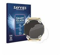 savvies 3 Unidades Protector Pantalla Cristal para Diesel DZ7333 Mr. Daddy 2.0 9H Película, Lámina de Vidrio, Transparente, Antiarañazos