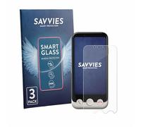 savvies 3 Unidades Protector Pantalla Cristal para Doro Aurora A10 9H Película, Lámina de Vidrio, Transparente, Antiarañazos, Screen Protector