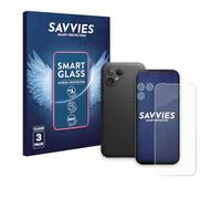 savvies 3 Unidades Protector Pantalla Cristal para Fairphone 5 (Frontal+Cámara) 9H Película, Lámina de Vidrio, Transparente, sin Burbujas, Antiarañazos