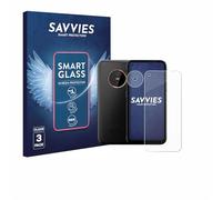 savvies 3 Unidades Protector Pantalla Cristal para Gigaset GX6 Pro (Frontal+Cámara) 9H Película, Lámina de Vidrio, Transparente, sin Burbujas, Antiarañazos