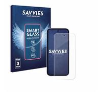 savvies 3 Unidades Protector Pantalla Cristal para Google Pixel 9a 9H Película, Lámina de Vidrio, Transparente, sin Burbujas, Antiarañazos