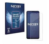 savvies 3 Unidades Protector Pantalla Cristal para Honor X5c Plus 9H Película, Lámina de Vidrio, Transparente, sin Burbujas, Antiarañazos