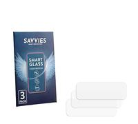 savvies 3 Unidades Protector Pantalla Cristal para JBL Tuner 3 9H Película, Lámina de Vidrio, Transparente, Antiarañazos, Screen Protector