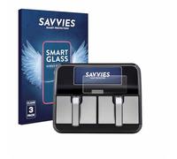 savvies 3 Unidades Protector Pantalla Cristal para Kenwood kHealthy Fry Twin Airfryer 9H Película, Lámina de Vidrio, Transparente, Antiarañazos