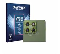 savvies 3 Unidades Protector Pantalla Cristal para Motorola Edge 70 (SÓLO Cámara) 9H Película, Lámina de Vidrio, Transparente, sin Burbujas, Antiarañazos