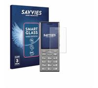 savvies 3 Unidades Protector Pantalla Cristal para Nokia 130 Music 9H Película, Lámina de Vidrio, Transparente, Antiarañazos, Screen Protector