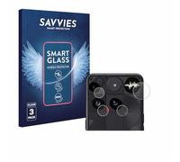 savvies 3 Unidades Protector Pantalla Cristal para Nothing Phone (3) (SÓLO Cámara) 9H Película, Lámina de Vidrio, Transparente, sin Burbujas, Antiarañazos