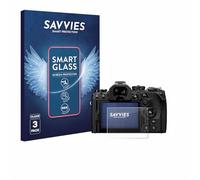 savvies 3 Unidades Protector Pantalla Cristal para Olympus OM System OM-1 Mark II/OM-3 9H Película, Transparente, Screen Protector