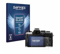 savvies 3 Unidades Protector Pantalla Cristal para Olympus OM System OM-5 Mark II 9H Película, Lámina de Vidrio, Transparente, sin Burbujas, Antiarañazos