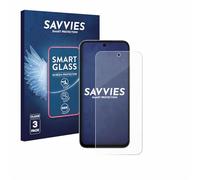 savvies 3 Unidades Protector Pantalla Cristal para Oppo A6s 4G 9H Película, Lámina de Vidrio, Transparente, Antiarañazos, Screen Protector