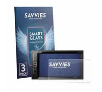 savvies 3 Unidades Protector Pantalla Cristal para Pioneer DMH-A240DAB 9H Película, Lámina de Vidrio, Transparente, Antiarañazos, Screen Protector