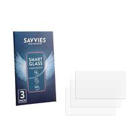 savvies 3 Unidades Protector Pantalla Cristal para Robbe Futaba T16IZ Super 9H Película, Lámina de Vidrio, Transparente, Screen Protector