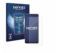 savvies 3 Unidades Protector Pantalla Cristal para Samsung Galaxy A52s 5G 9H Película, Lámina de Vidrio, Transparente, sin Burbujas, Antiarañazos