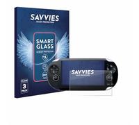savvies 3 Unidades Protector Pantalla Cristal para Sony Playstation PS Vita 9H Película, Lámina de Vidrio, Transparente, Screen Protector