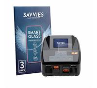 savvies 3 Unidades Protector Pantalla Cristal para Spektrum Smart Charger S2200 G2 9H Película, Lámina de Vidrio, Transparente, Screen Protector