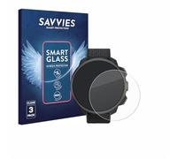 savvies 3 Unidades Protector Pantalla Cristal para Suunto Nautic S 9H Película, Lámina de Vidrio, Transparente, Antiarañazos, Screen Protector