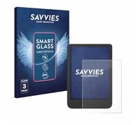savvies 3 Unidades Protector Pantalla Cristal para Tolino Shine 5 2024 9H Película, Lámina de Vidrio, Transparente, sin Burbujas, Antiarañazos