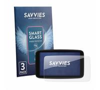 savvies 3 Unidades Protector Pantalla Cristal para TomTom Go Navigator 6" (2da generación) 9H Película, Transparente, Screen Protector