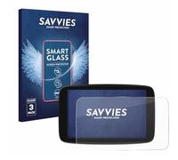savvies 3 Unidades Protector Pantalla Cristal para TomTom Go Navigator 7 (2da generación) 9H Película, Lámina de Vidrio, Transparente, sin Burbujas, Antiarañazos