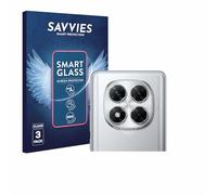 savvies 3 Unidades Protector Pantalla Cristal para Xiaomi Poco X7 (SÓLO Cámara) 9H Película, Lámina de Vidrio, Transparente, sin Burbujas, Antiarañazos