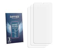 savvies 3 Unidades Protector Pantalla Cristal para ZTE Blade A76 9H Película, Lámina de Vidrio, Transparente, Antiarañazos, Screen Protector