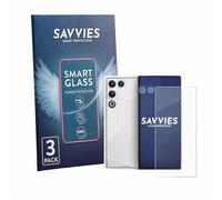 savvies 3 Unidades Protector Pantalla Cristal para ZTE Nubia Red Magic 11 Air (Frontal+Cámara) 9H Película, Transparente, Screen Protector