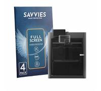 savvies 4 Unidades Full-Screen Protector para Bambu Lab X2D Full Cover Protector Pantalla [3d Curvo, Pantalla Completa, Transparente]
