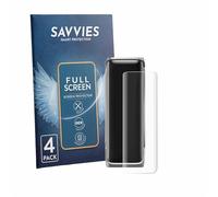 savvies 4 Unidades Full-Screen Protector para EcoFlow Rapid Pro X Full Cover Protector Pantalla [3d Curvo, Pantalla Completa, Transparente]