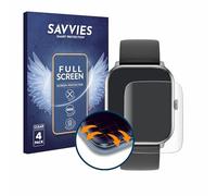 savvies 4 Unidades Full-Screen Protector para Ice-Watch ICE smart 1.0 1.85" Full Cover Protector Pantalla [3d Curvo, Pantalla Completa]