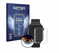 savvies 4 Unidades Full-Screen Protector para Ice-Watch ICE smart 2.0 1.96" Full Cover Protector [3d Curvo, Completa, Transparente]
