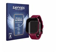 savvies 4 Unidades Full-Screen Protector para Reflex Active Berry AMOLED 1.85" Full Cover Protector Pantalla [3d Curvo, Pantalla Completa]