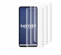 savvies 4 Unidades Full-Screen Protector para Samsung Galaxy A07 Full Cover Protector Pantalla [3d Curvo, Pantalla Completa, Transparente]