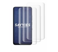 savvies 4 Unidades Full-Screen Protector para TCL NxtPaper 70 Pro Full Cover Protector Pantalla [3d Curvo, Pantalla Completa, Transparente]