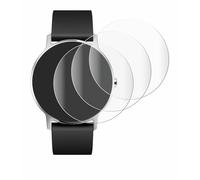 savvies 4 Unidades Full-Screen Protector para Withings Steel HR (36 mm) Full Cover Protector Pantalla [3d Curvo, Pantalla Completa, Transparente]