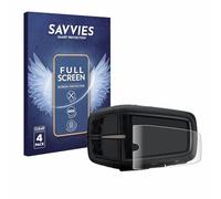savvies (4 Unidades Full-Screen Protector para Yamaha LCD-A Display 2019 Full Cover Protector Pantalla [3d Curvo, Pantalla Completa, Transparente]