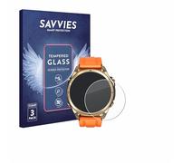 savvies Cristal Templado para Doogee Anywise W1 | 3 Unidades Transparente Protección Pantalla Made in Germany Dureza 9H Pantalla Vidrio