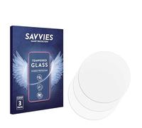 Savvies Cristal Templado para Suunto Race 3S | 3 Unidades Transparente Protección Pantalla Made in Germany Dureza 9H Pantalla Vidrio