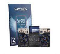 Savvies Lámina Cristales para Denon DJ Prime 4 G2 | 2 Unidades Transparente Protección Pantalla Made in Germany 9H Película Vidrio sin Burbujas Antiarañazos